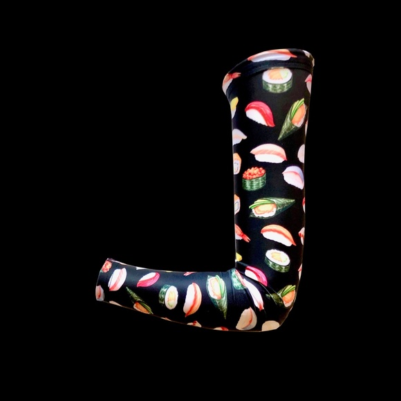 Sushi Printed Arm Sleeves /Arm Warmers /Sun Sleeve - Picture 3 of 9